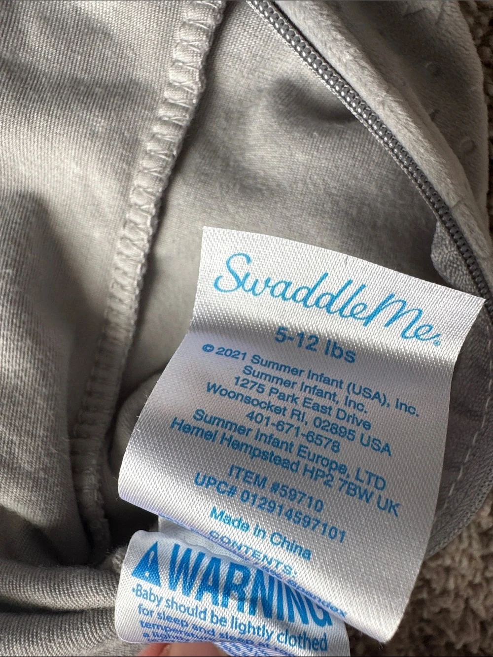 SwaddleMe newborn